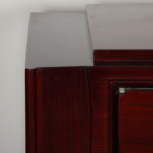 Brown Art Deco Brown Wooden Sideboard, 20th Century For Sale - Image 8 of 11
