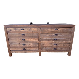 Restoration Hardware Printmaker’s Collection Dresser For Sale