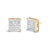 Indulge in the timeless elegance of these exquisite stud earrings, masterfully crafted from luxurious 10K yellow gold....