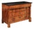 19th C. Empire Walnut Commode With Black Marble Top For Sale