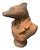 Traditional 1990s Badger Bust in Tailcoat – Terracotta Finished Cast Stone For Sale - Image 3 of 10