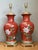 Vintage Hand Painted Glazed Ceramic Lamps - A Pair For Sale - Image 4 of 12