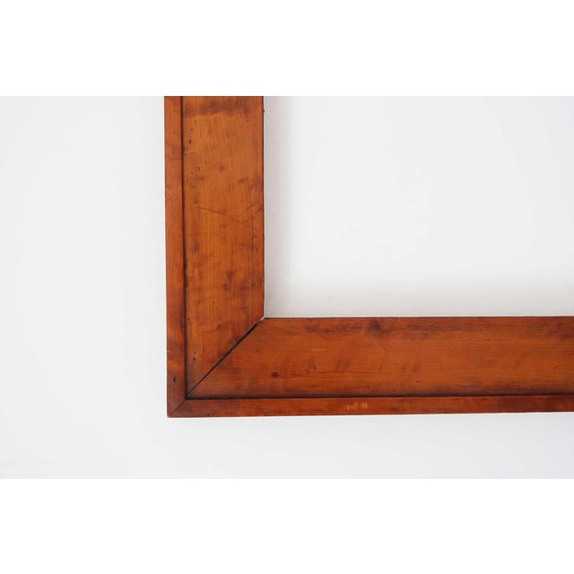 Large Antique English Birds Eye Maple Picture Frame, 1850 For Sale - Image 3 of 5