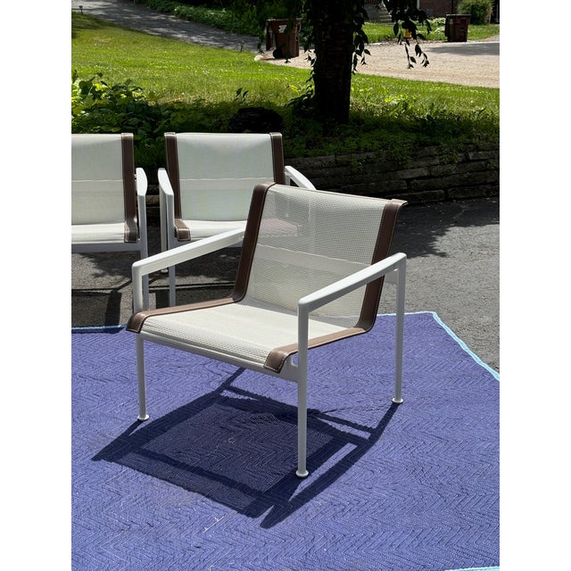 Metal Richard Schultz 1966 Lounge Chairs With Arms by Knoll For Sale - Image 7 of 14