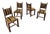 Swedish Grace Neoclassic Dining Chairs in Oak, Set of 4 For Sale