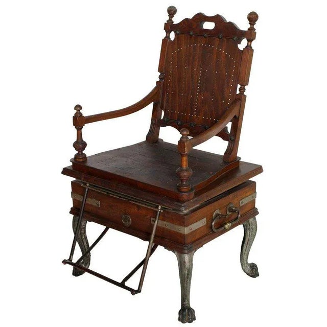 19th Century Massage Armchair from Florenz Wien For Sale - Image 5 of 5