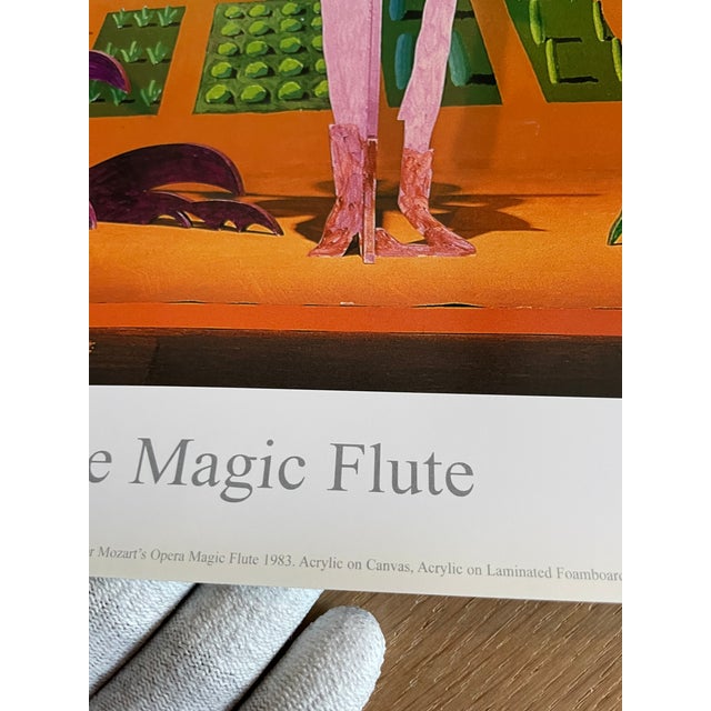 David Hockney - The Magic Flute Poster, 1983, Copyright David Hockney 2001, Printed in the Uk For Sale - Image 12 of 14