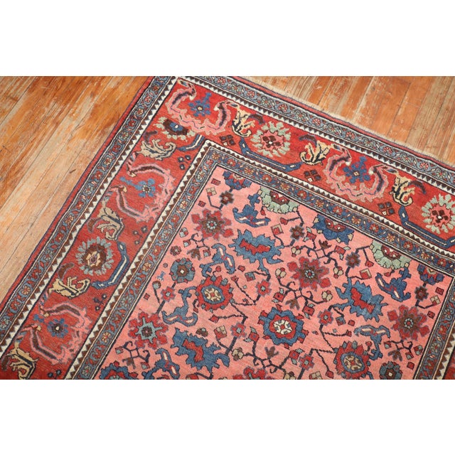 Red Antique Bidjar Rug - 4'7" x 7' For Sale - Image 8 of 9