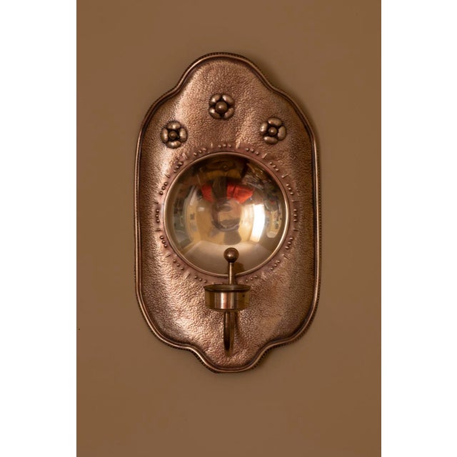 Hollywood Regency Hollywood Regency Brass Wall Sconces, 1970s, Set of 2 For Sale - Image 3 of 9