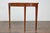 Brown 19th Century English Neoclassical Walnut Demi-Lune Table with Tapered Legs For Sale - Image 8 of 12