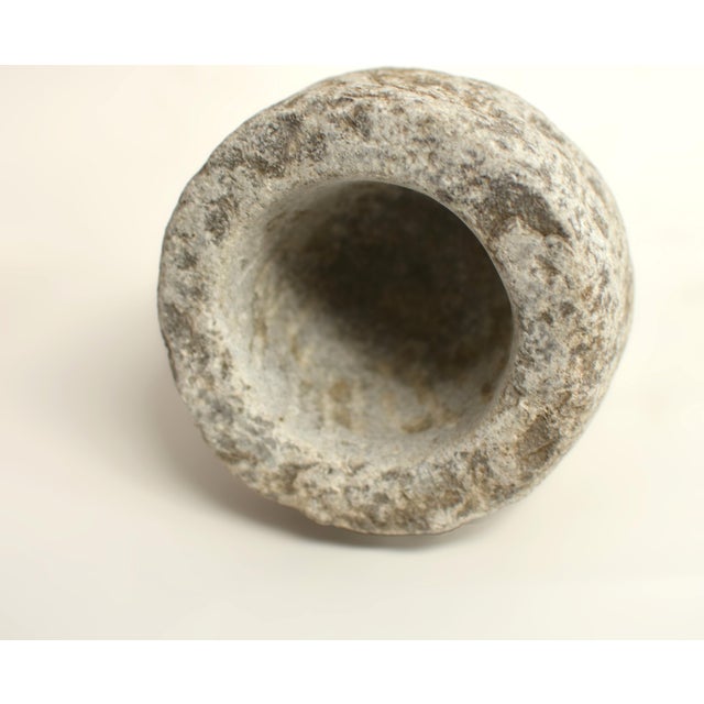 Gray 18th Century Stone Bowl For Sale - Image 8 of 11