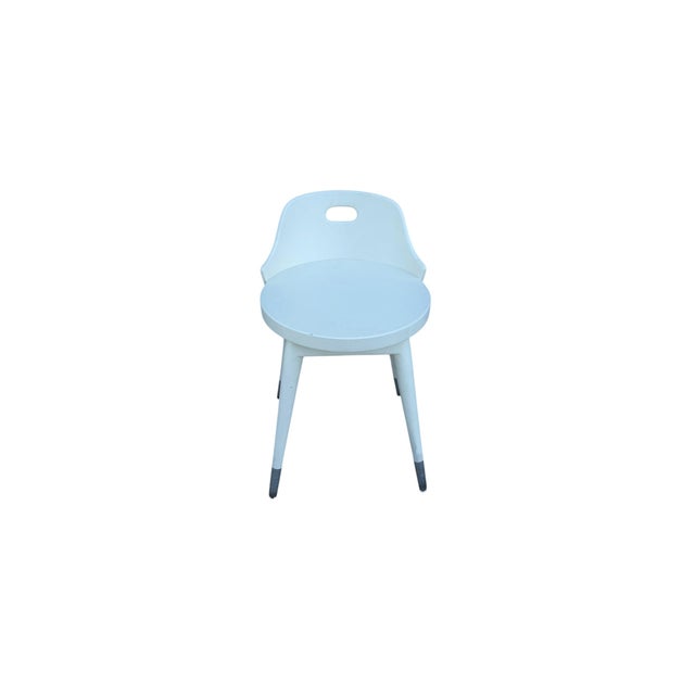Vintage White Stools, 1950s, Set of 4 For Sale - Image 4 of 9