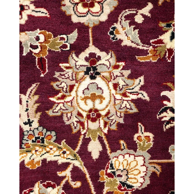 Traditional Mogul, One-of-a-Kind Hand-Knotted Area Rug in Red, 9' 2" x 11' 8" For Sale - Image 3 of 8