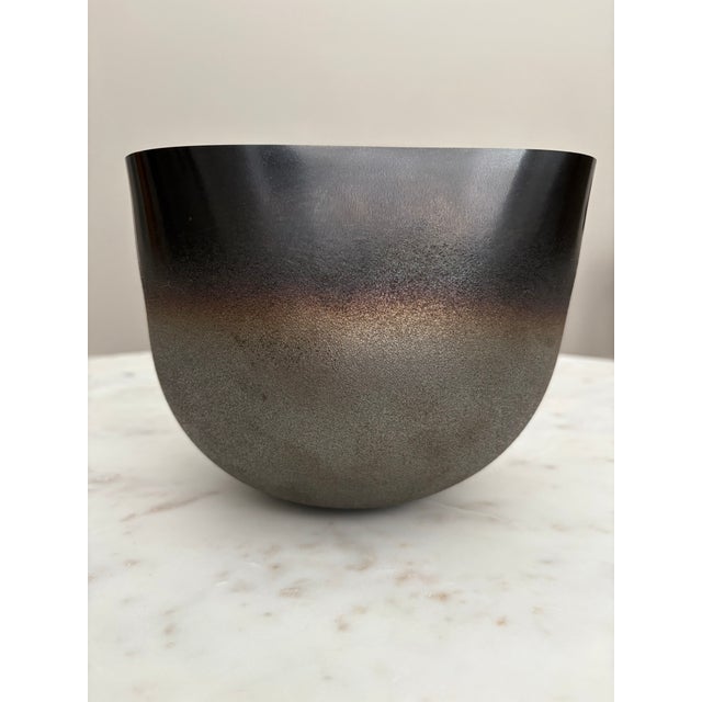 2020s Toni Bond Amorf Handcrafted Glass Vase for David Sutherland For Sale - Image 5 of 6