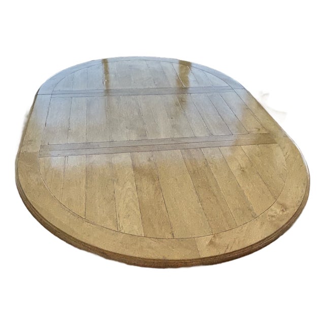 Late 20th Century English Pedestal Dining Table For Sale