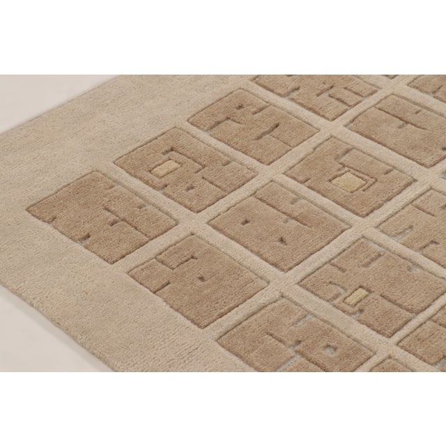 Rug & Kilim Contemporary French Art Deco Style Geometric Wool Rug, by Rug & Kilim, India For Sale - Image 4 of 10