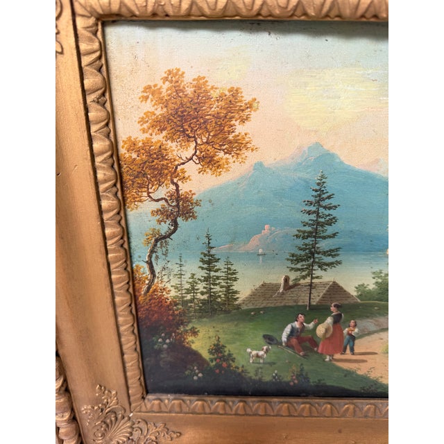 19th Century Biedermeier Picture Clock, Austria For Sale - Image 17 of 18