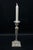 Early 20th Century Neo-Classical Adam Revival Silver-Plated Metal Candlesticks, Europe, Set of 2 For Sale - Image 5 of 13