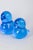 Five Duck Figurines in Blue Art Glass by Josef Marcolin for FM Ronneby, 1970s, Set of 5 For Sale - Image 3 of 5