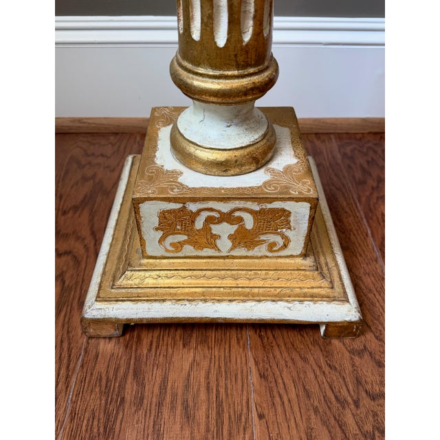 Mid Century Florentine Italian Pedestal For Sale - Image 10 of 18