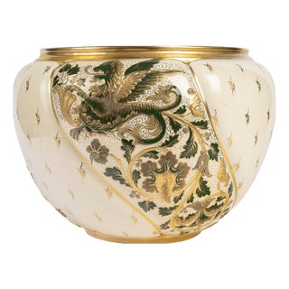 20th Century Porcelain Cachepot For Sale