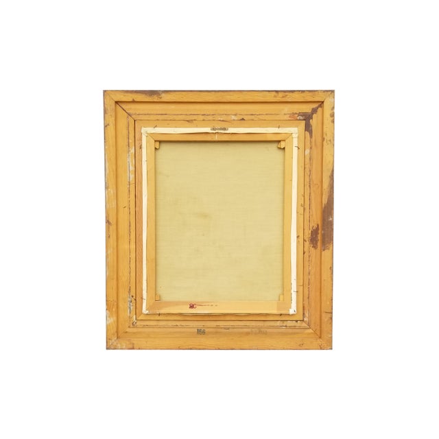 1960s Eleonore Guinther Oil on Canvas Harbor Scene For Sale In Madison - Image 6 of 6