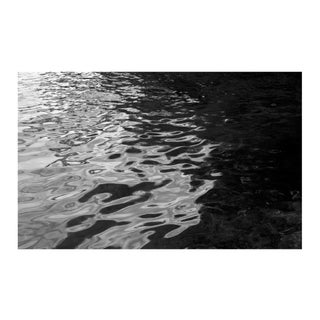 "Black Sea Rhythms" Contemporary Black and White Abstract Giclée Print by Kind of Cyan For Sale