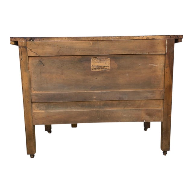 Authentic turn of the century Americana. Solid wood 3-drawer utility chest. Manufactured by the historic Holtgrewe-...
