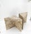 Pair Midcentury Marble Onyx Triangle Shape End Side Tables Night Stands Mint! For Sale - Image 13 of 13