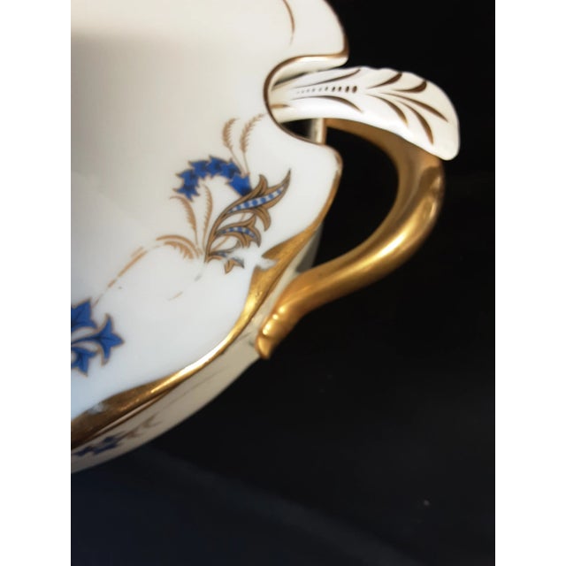 1900 - 1909 Large Vintage Kpm Tureen With Ladel For Sale - Image 5 of 10