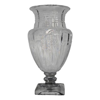 Antique Crystal Vase by Baccarat, 1900s For Sale