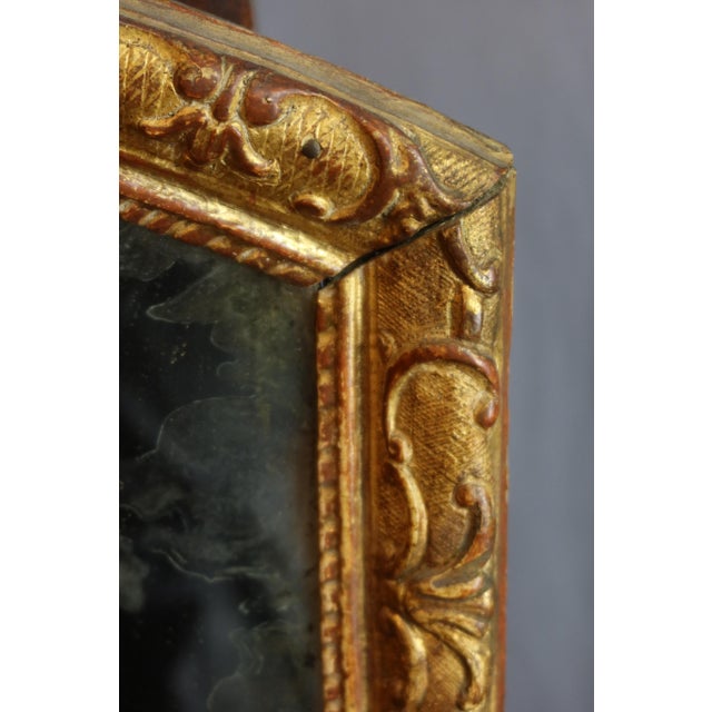 18th Century Gilt Wood Mirror For Sale - Image 4 of 8