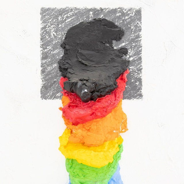 Elfi Schuselka Abstract Composition Mixed Media, 2 For Sale - Image 4 of 7