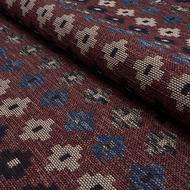 2020s Schumacher Ayumi Performance Fabric in Russet For Sale - Image 5 of 6