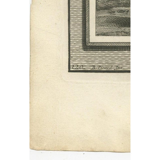Pieter Mortier, Jehoiakim Burns Jeremiah's Scroll and Ezekiel's Vision, 1700, Engraving For Sale - Image 9 of 12