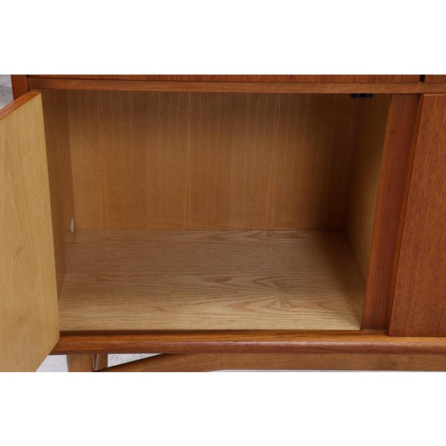 Wood Vintage Danish Highboard in Teak by Børge Mogensen, 1960s For Sale - Image 7 of 18