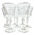 Fluted French Water Goblets- Set of Eight For Sale