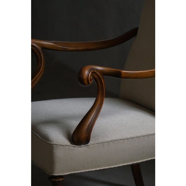 1920s Early 20th Century Art Nouveau Danish Easy Chairs, 1920s, Set of 2 For Sale - Image 5 of 18