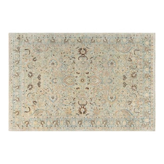 Fine 1920s Persian Khorassan Handmade Wool Rug For Sale