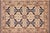 Bohemian Kargahi 1980's Beige/Blue Wool Rug - 5'6'' X 9'2'' For Sale - Image 9 of 10