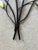 Curtis Jere-Style Wrought Iron Mother of Pearl Leaves Branches Wall Hanging For Sale In Dallas - Image 6 of 12