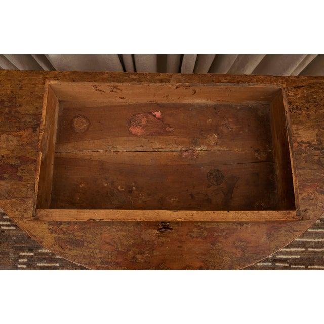 French Demilune Table 19th Century For Sale - Image 9 of 12