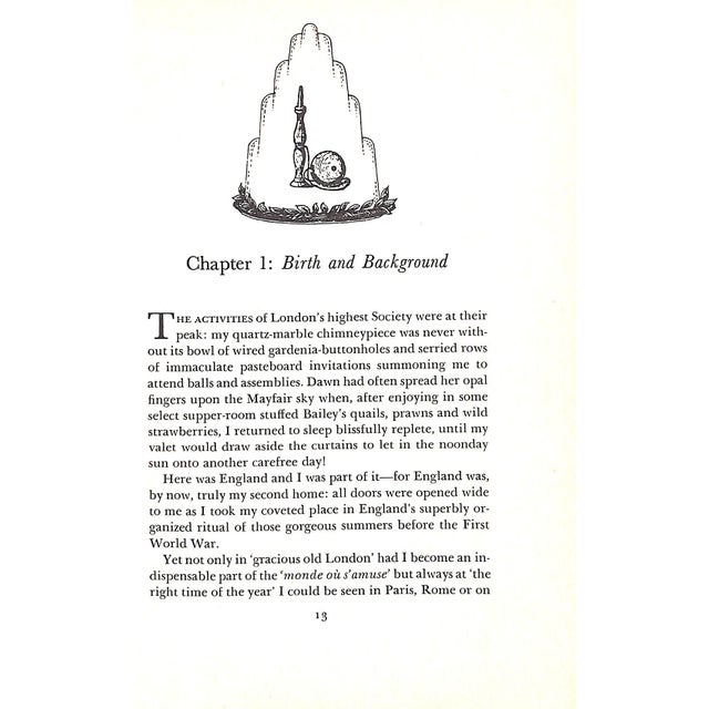 Paper "Quail in Aspic the Life Story of Count Chalres Korsetz as Tape-Recorded to Cecil Beaton" 1963 Beaton, Cecil (Inscribed) For Sale - Image 7 of 7