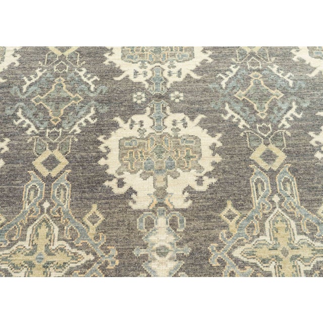 Turkish Oushak Rug 10'3" x 14'2" For Sale - Image 4 of 4