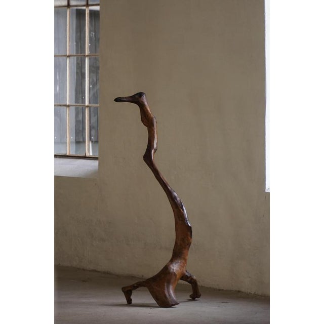 French Artist, Abstract Organic Carved Bird Form, 1960s, Wood For Sale - Image 4 of 18