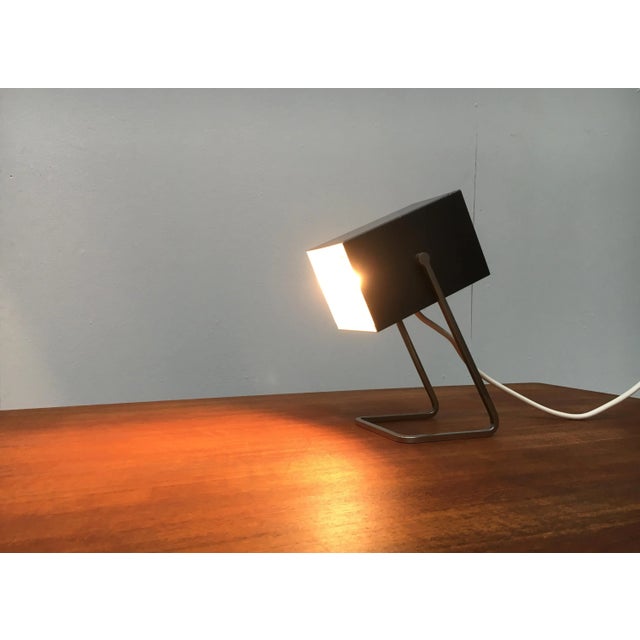 German Mid-Century Cube Table Lamp from Kaiser Idell Leuchten For Sale - Image 4 of 18