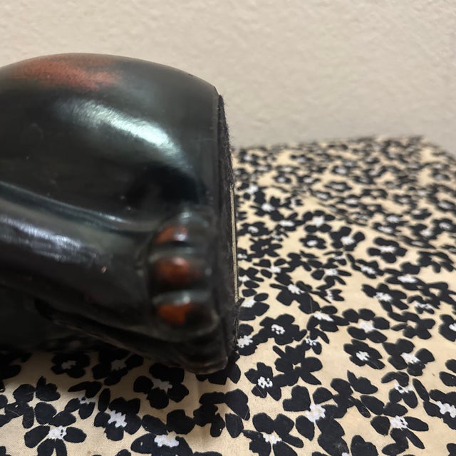 Fitz and Floyd Vintage Mid-Century Modern Fitz & Floyd Black Cat Ceramic Figurine For Sale - Image 4 of 5