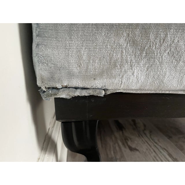 Margot Velvet Tufted Banquette From Haute House For Sale - Image 10 of 11