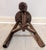 Brown Antique Primitive Chinese Elm Wood Stool - 1920s Wabi-Sabi For Sale - Image 8 of 13