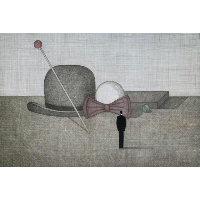 Paper Joanna Wiszniewska Domańska, Library in the Clouds, Artwork on Paper, 2017 For Sale - Image 7 of 7